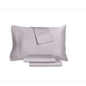 Aq Textiles Percale Solid 4-Pc. Sheet Set, King - Lilac